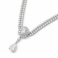 Signature Double Halo & Double-Strand Necklace